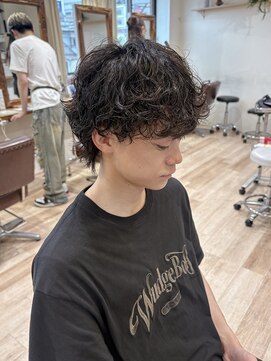 ゼスト 中野店(ZEST) 【ZEST中野/イチカ】強め波巻きシャドウパーマ/メンズ