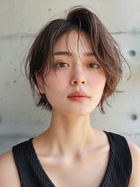 赤れんがアネックス(ANNEX)&nbsp;大人ショート/ひし形シルエット/30代・40代/ナチュラルショート