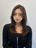 ブリッサ(brisa)&nbsp;ロングレイヤー/顔周りレイヤー/暗髪/透明感カラー