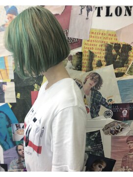 トロニー(TLONY) 渋谷TLONY  hori オススメ ボブとデザインカラー