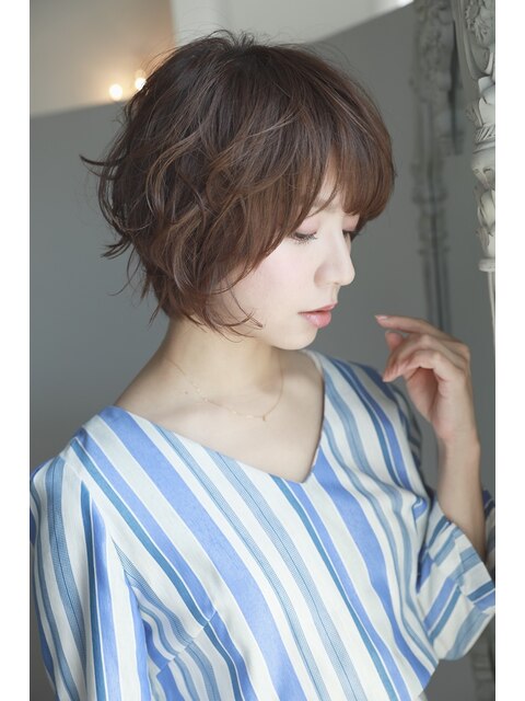 Bella Yumie☆褒められ髪☆ショートヘアの無造作ヘア