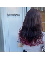 フンヌ フンヌ(funnufunnu)&nbsp;【funnufunnu】ピンクグラデーション＃のじカラー