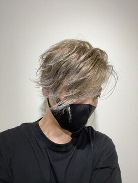フィーリー ヘア デザイン 太田店(feAry) ブリーチなしで透明感×かき上げヘア