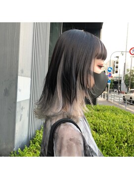 ボックスミコ(Box mico.) ブラック&ホワイトのツートーンカラーボブ