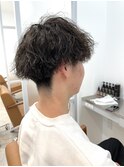 ツイストスパイラルでメンズライクパーマ