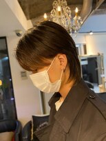 アイズ 海老名(AIZU)&nbsp;センターパートウルフ　ニュアンスパーマ　カルマパーマ