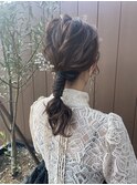 結婚式お呼ばれヘアアレンジ