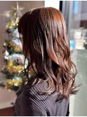 コテ巻きスタイリング