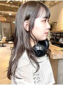 【December】就活×ブリーチなし透明感グレージュ◎