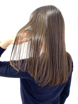 エアー 銀座タワー(AIR) 【アッシュ系ツヤ感カラー】　air銀座タワー　藤本麻衣