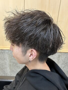 ニアウ 伊勢崎連取店(Niau) メンズマッシュパーマツイストスパイラルパーマ波巻きパーマ