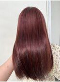 透明感くすみピンク