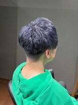 ビーダンディー(Bee dandy) ビジネスツーブロックマッシュショート ブルーグレージュカラー