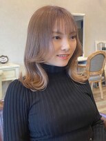 レガロヘアーデザイン(Regalo hair design) Regalo☆1ブリーチオンミルキーアッシュ×レイヤーボブ