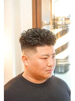 バーバーショップ ダリー(BARBERSHOP DALIE) メンズショートパーマカーリーヘア極道パーマ