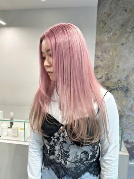 ソル 栄矢場町(SOL) 切りっぱなしボブ/美髪/ピンクブラウン[栄駅/矢場町駅]