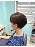 【髪質改善】コンパクトショート&春カラー【立川】