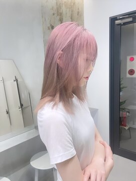 ソル 栄矢場町(SOL) グラデーションカラー/ミディアムレイヤー/前髪カット