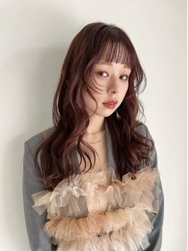 ホイ(HOI) ピンクブラウンと顔周りレイヤー