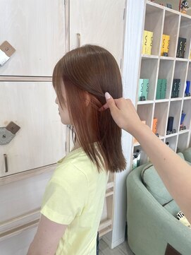 エルフ(elf) インナーカラー×オレンジ