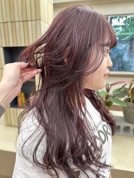 パークレーン アイス イヴェン(park lane ICI yeven) ブリーチなしダブルカラー チェリーレッド/momoka