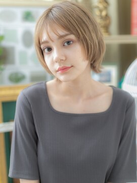 カバーヘア ブリス 戸田公園西口店(COVER HAIR bliss) 透明感ミルクティーアッシュウルフカットc5戸田公園20代30代40代