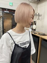 エイルミヤザキ(Ail Miyazaki)&nbsp;ピンクベージュ×ミニボブ