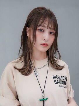 ギークス(GEEKS) 【GEEKS渋谷】ヌーディーベージュ/透明感/冬カラー/ウルフカット