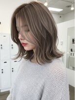 エル 新小岩(elu)&nbsp;美髪/ワイドバング/レイヤーカット/くすみベージュ/新小岩駅