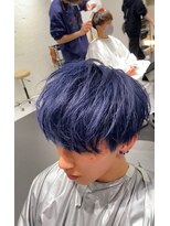 ドットトウキョウ 横浜店(dot.tokyo)&nbsp;横浜　ブリーチカラー ～ブルーカラー～