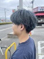 イートンクロップ オオツキ(Eton Crop Otsuki)&nbsp;men's カラー　ブルー&シルバー