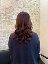ヴァン カウンシル 川口店(VAN COUNCIL)&nbsp;オレンジブラウン×巻き髪【東川口　艶カラー】