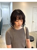 雰囲気パーマ×ボブ