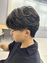 メンズ リコ(MEN'S RICO) フェザーパーマフェザーショートメンズマッシュツイスパ【大和】
