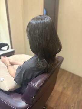 グリームバイフォルテ 藤枝(gream by FORTE) オリーブグレージュ/髪質改善/くびれ巻き