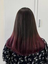 ノーバル バイ シエスタ 池袋(NoVal by siesta)&nbsp;レッドピンク×グラデーション