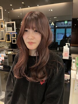 暖色カラー/ワインレッド/ラベンダー/10代20代30代