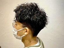 メンズスタイルもお任せ下さい◎眉も整え、清潔感のある印象に。