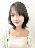 ☆小顔　くびれ外ハネスタイル ミディアムレイヤー☆