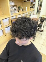 ゴーゴーゴーテート(555tete)&nbsp;無造作スパイラルパーマ
