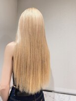 カルフール ロコ 草加西口店(Carrefour LOCO)&nbsp;ハイトーンカラー,ブロンド,艶髪,ロングヘア,透明感,美髪ケア