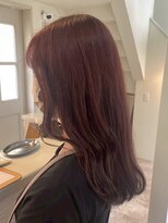エクファ ヘア リゾート 大津 瀬田店(ex-fa hair resort)&nbsp;イメチェン/ピンクベージュ/アンブレラカラー/前髪/大津/瀬田