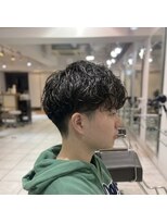 グルー(glue) 王道刈り上げマッシュ×シャドウパーマ