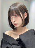 韓国ボブレイヤーボブレイヤーボブ髪質改善ボブ20代ミニボブ