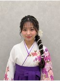 ◎編みおろしヘア♪ 卒業式・成人式・前撮り・袴・振袖◎