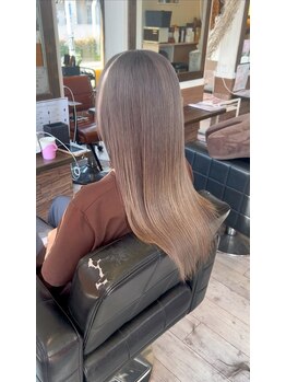 ヘアーナチュレ ラ フルール(HAIR NATURE La Fleur)の写真/ICEA認証オーガニックカラーで頭皮と髪にやさしく白髪を美しく自然にカバーします♪