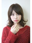 カジュアル切りっぱなしミディアム【中山】