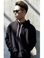 トルネード(TORNADO) 大人外国人風ハイライト アップバングツーブロック刈り上げ