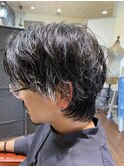 ニュアンスパーマ ショートウルフ
