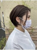 ☆紅茶カラー×ミニボブ☆